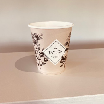 MR TAYLOR Biologisch afbreekbare koffiebekertjes 7oz - doos van 1000 stuks
